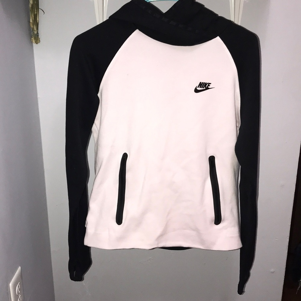 Nike Black & White Hoodie